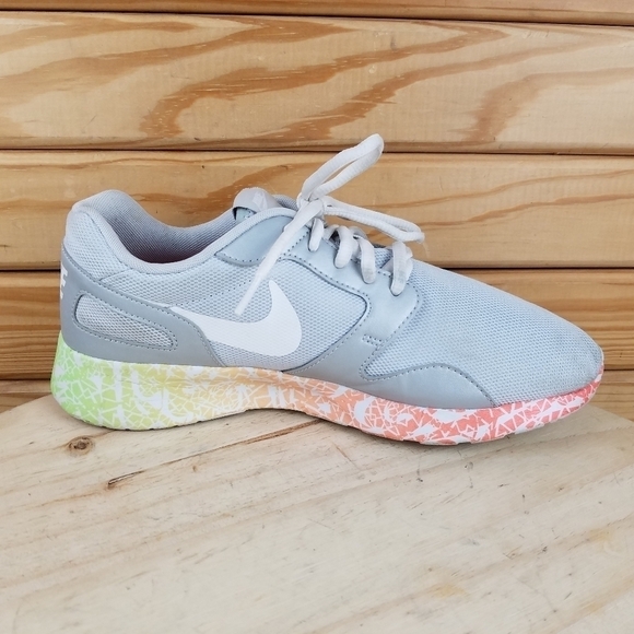 Nike Roshe Kaishi Print Womens Gray Sneakers Shoes Lace-up 705374-010 Size 9.5 - Picture 8 of 10